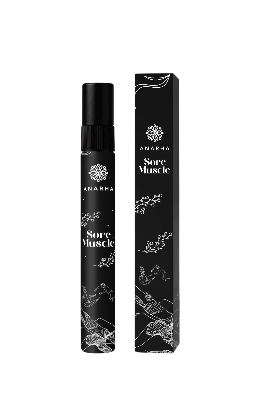 Anarha Sore Muscle Oil — Botol dan Kemasan